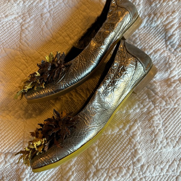 Papucei ballet flat with leather seaweed detail - Picture 4 of 5